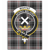 Moffat Modern Tartan Crest Area Rug